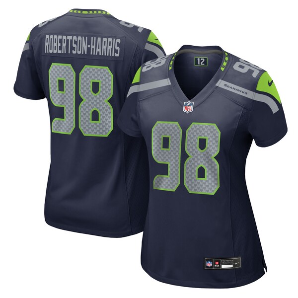 Roy Robertson-Harris Seattle Seahawks Nike Women's Team Game Jersey - College Navy - Image 2