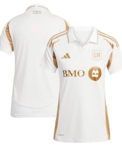 LAFC adidas Women's 2025 Secondary Replica Jersey - White