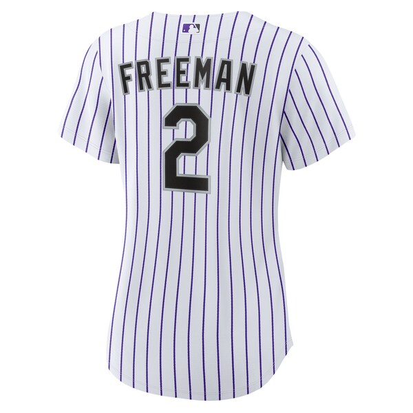 Tyler Freeman Colorado Rockies Nike Women's Home Replica Jersey - White - Image 3