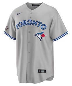 Alternative view of Vladimir Guerrero Jr. Toronto Blue Jays Nike 2025 MLB All-Star Game Road Replica Player Jersey - Gray