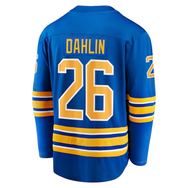 Rasmus Dahlin Buffalo Sabres Home Captain Patch Breakaway Jersey - Royal - Image 3