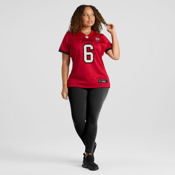 Baker Mayfield Tampa Bay Buccaneers Nike Women's 50th Season Team Game Jersey - Red/White - Image 6