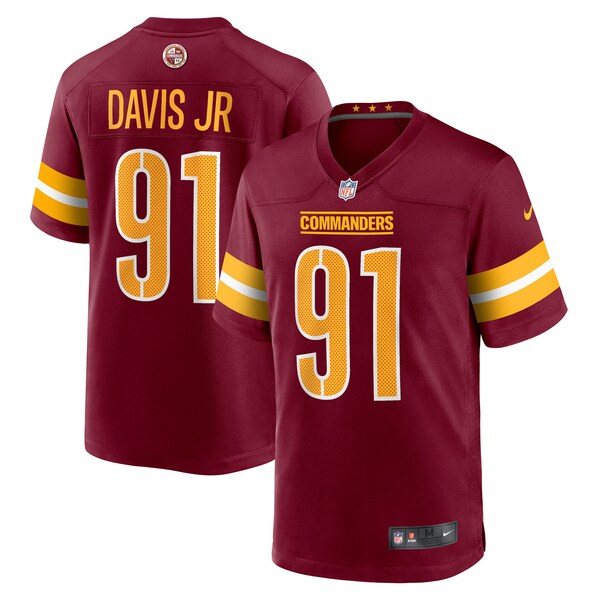 Carl Davis Jr. Washington Commanders Nike Team Game Jersey - Burgundy