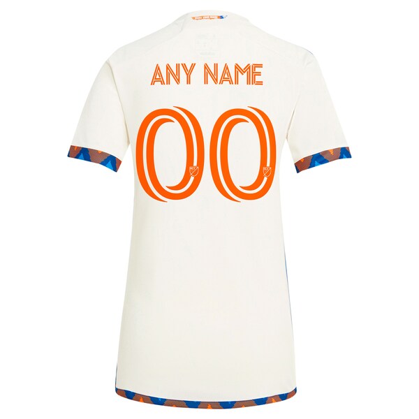 FC Cincinnati adidas Women's 2024 The Canvas Kit Replica Custom Jersey - White - Image 3