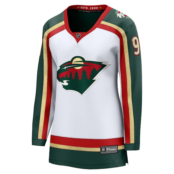 Kirill Kaprizov Minnesota Wild Women's 25th Anniversary Breakaway Player Jersey - White - Image 2