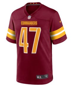 Alternative view of Zane Gonzalez Washington Commanders Nike  Game Jersey -  Burgundy