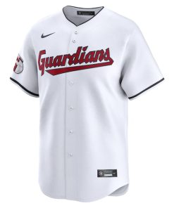 Alternative view of Bo Naylor Cleveland Guardians Nike Home Limited Player Jersey - White