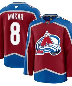 Alternative view of Cale Makar Colorado Avalanche  Alternate Premium Jersey - Navy/Burgundy/White