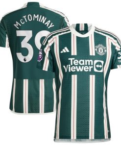 Scott McTominay Manchester United adidas 2023/24 Away Authentic Player Jersey - Green/Red