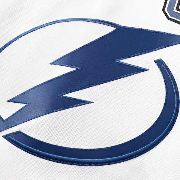 Tampa Bay Lightning Away Premium Jersey - White/Blue/Black - Image 5