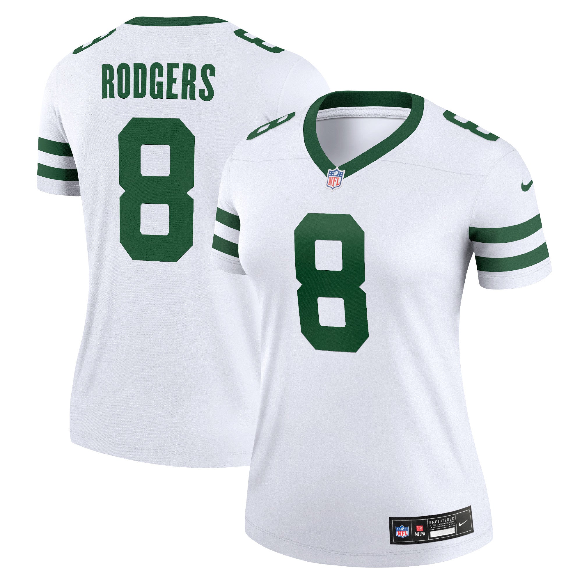 Aaron Rodgers New York Jets Nike Women's Legend Player Jersey - Gotham Green/White - Image 6