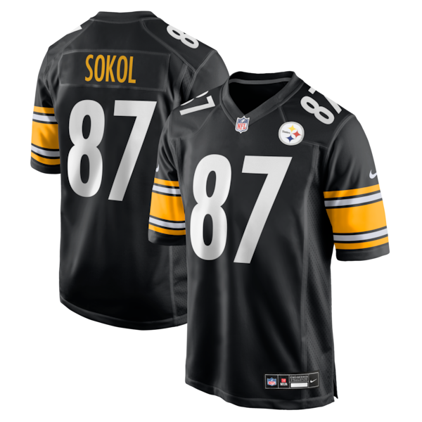 Matt Sokol Pittsburgh Steelers Nike Team Game Jersey - Black