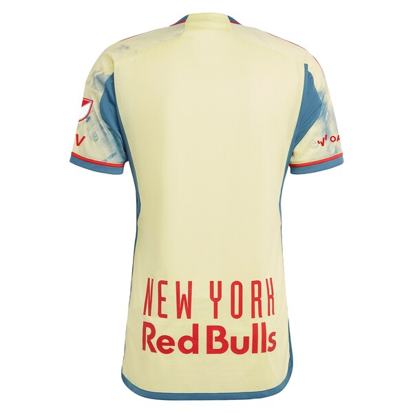 New York Red Bulls adidas 2024 Daniel Patrick Kit Authentic Jersey - Yellow - Image 3