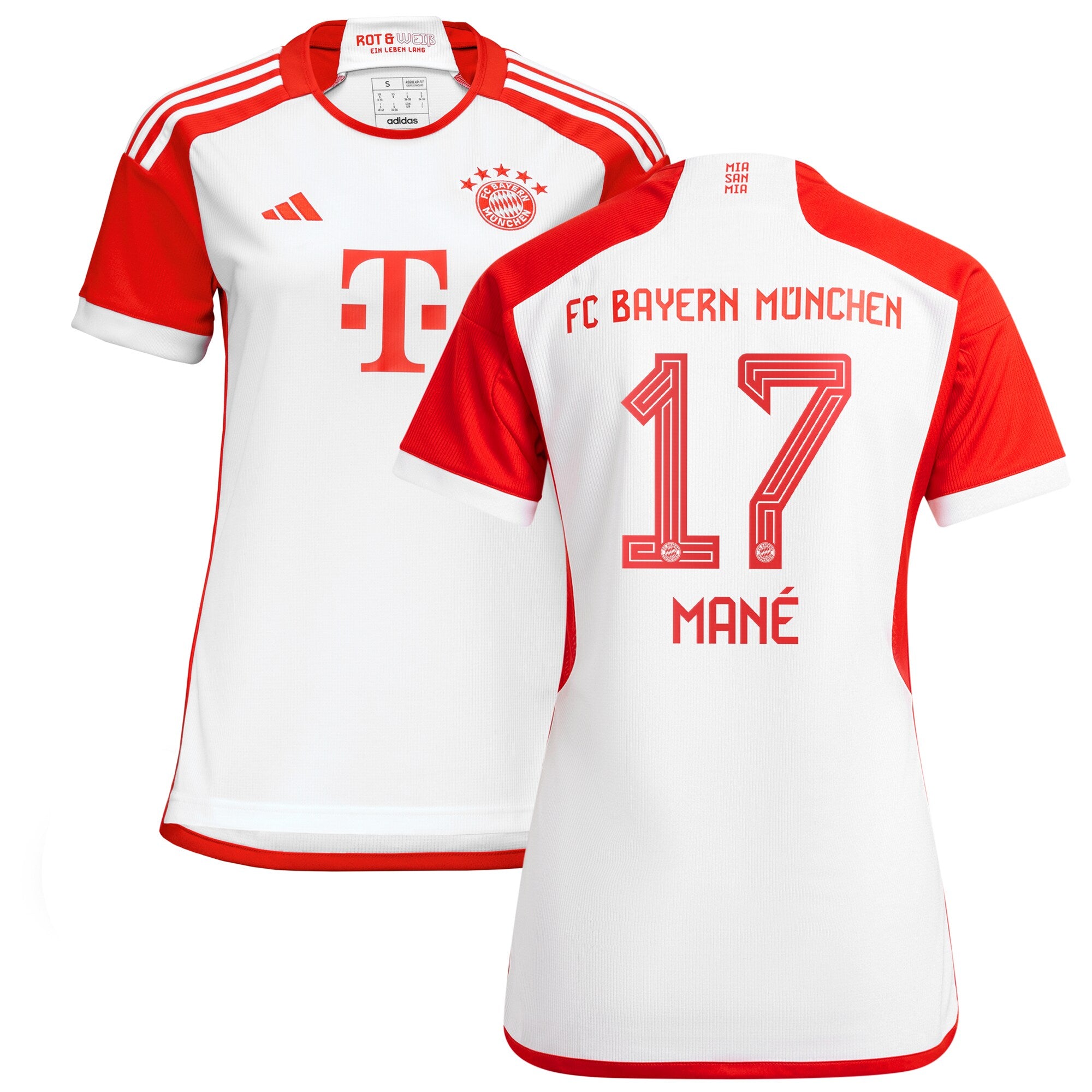 Sadio Man¨¦ Bayern Munich adidas Women's 2023/24 Away Replica Player Jersey - Black/White - Image 5