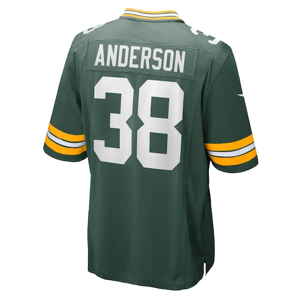 Zayne Anderson Green Bay Packers Nike Team Game Jersey - Green - Image 3