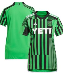 Austin FC adidas Women's 2024 Las Voces Kit Replica Jersey - Green