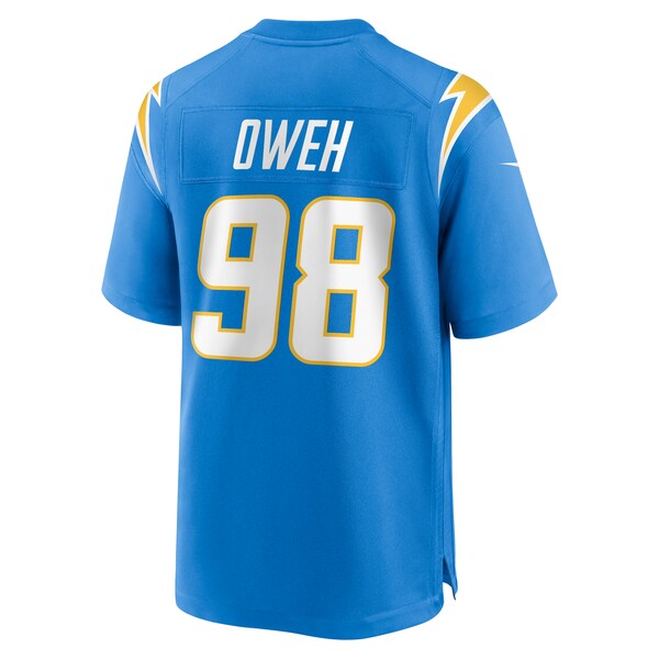 Odafe Oweh Los Angeles Chargers Nike Team Game Jersey - Powder Blue - Image 3