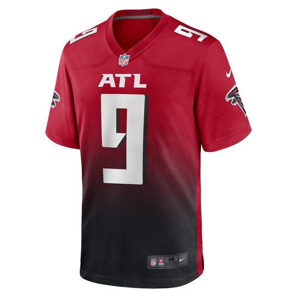 Michael Penix Jr. Atlanta Falcons Nike Alternate Game Jersey - Red/Black/White - Image 3