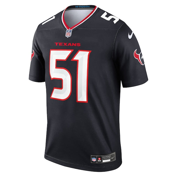 Will Anderson Jr. Houston Texans Nike Team Legend Player Performance Top - Navy - Image 2