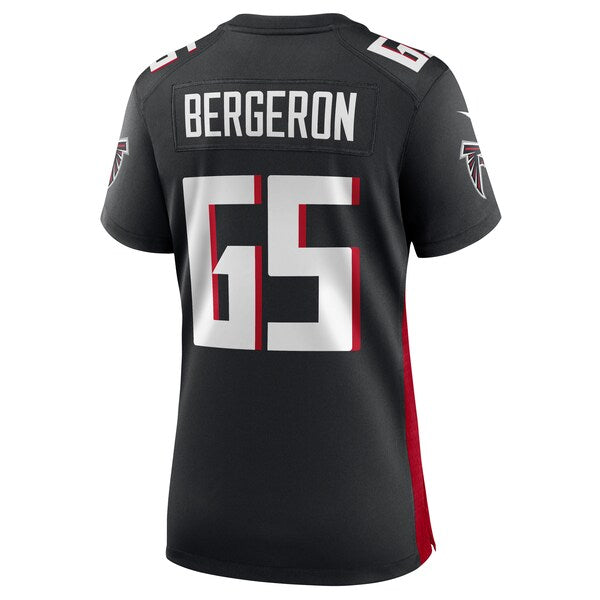 Matthew Bergeron Atlanta Falcons Nike Women's Team Game Jersey - Black - Image 3