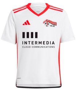 Alternative view of Jackson Yueill San Jose Earthquakes adidas Youth 2024 The 50 Kit Replica Player Jersey - White