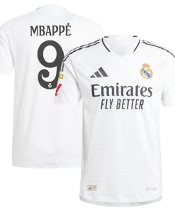 Kylian Mbapp¨¦ Los Merengues adidas 2024/25 Home Authentic Player Jersey - White