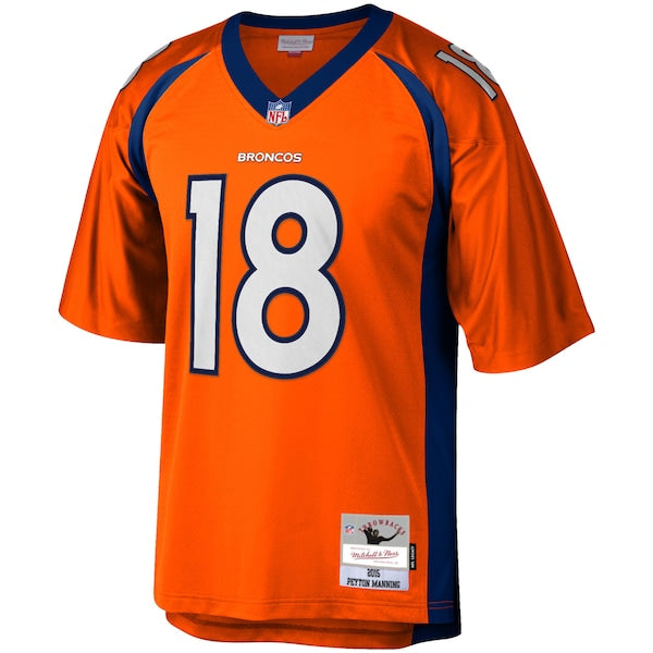Peyton Manning Denver Broncos Big & Tall 2015 Retired Player Replica Jersey - Orange - Image 2
