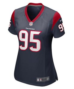 Alternative view of Derek Barnett Houston Texans Nike Women's  Game Jersey -  Navy