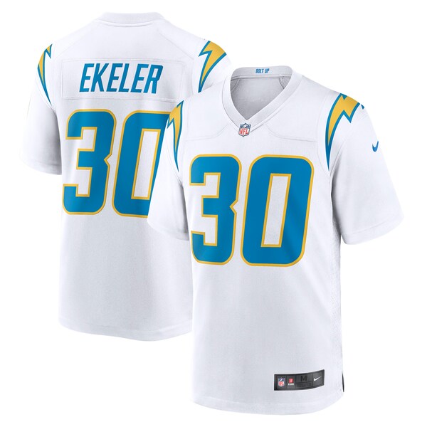 Austin Ekeler Los Angeles Chargers Nike Game Jersey - White/Navy/Royal - Image 2
