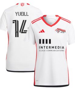 Jackson Yueill San Jose Earthquakes adidas Women's 2024 The 50 Kit Replica Player Jersey - White