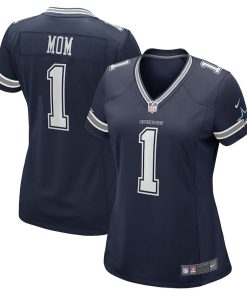 Number 1 Mom Dallas Cowboys Nike Women's Game Jersey - Navy