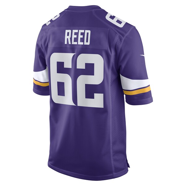 Chris Reed Minnesota Vikings Nike Game Player Jersey - Purple - Image 3