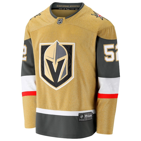 Dylan Coghlan Vegas Golden Knights Home Breakaway Jersey - Gold - Image 2