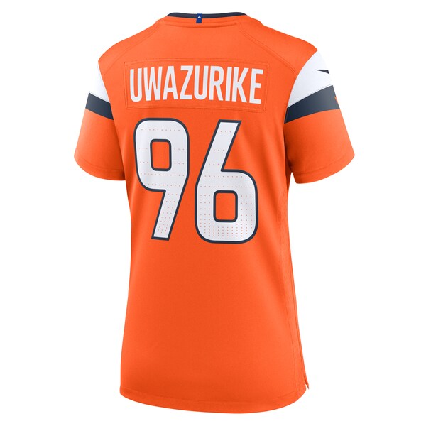 Eyioma Uwazurike Denver Broncos Nike Women's Team Game Jersey - Orange - Image 4