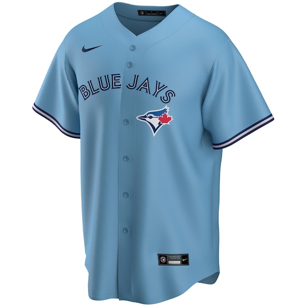 Toronto Blue Jays Nike Youth Alternate Replica Team Jersey - Powder Blue - Image 2