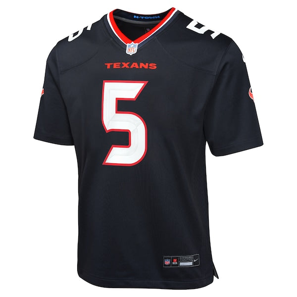 Jalen Pitre Houston Texans Nike Youth Game Jersey - Navy - Image 2
