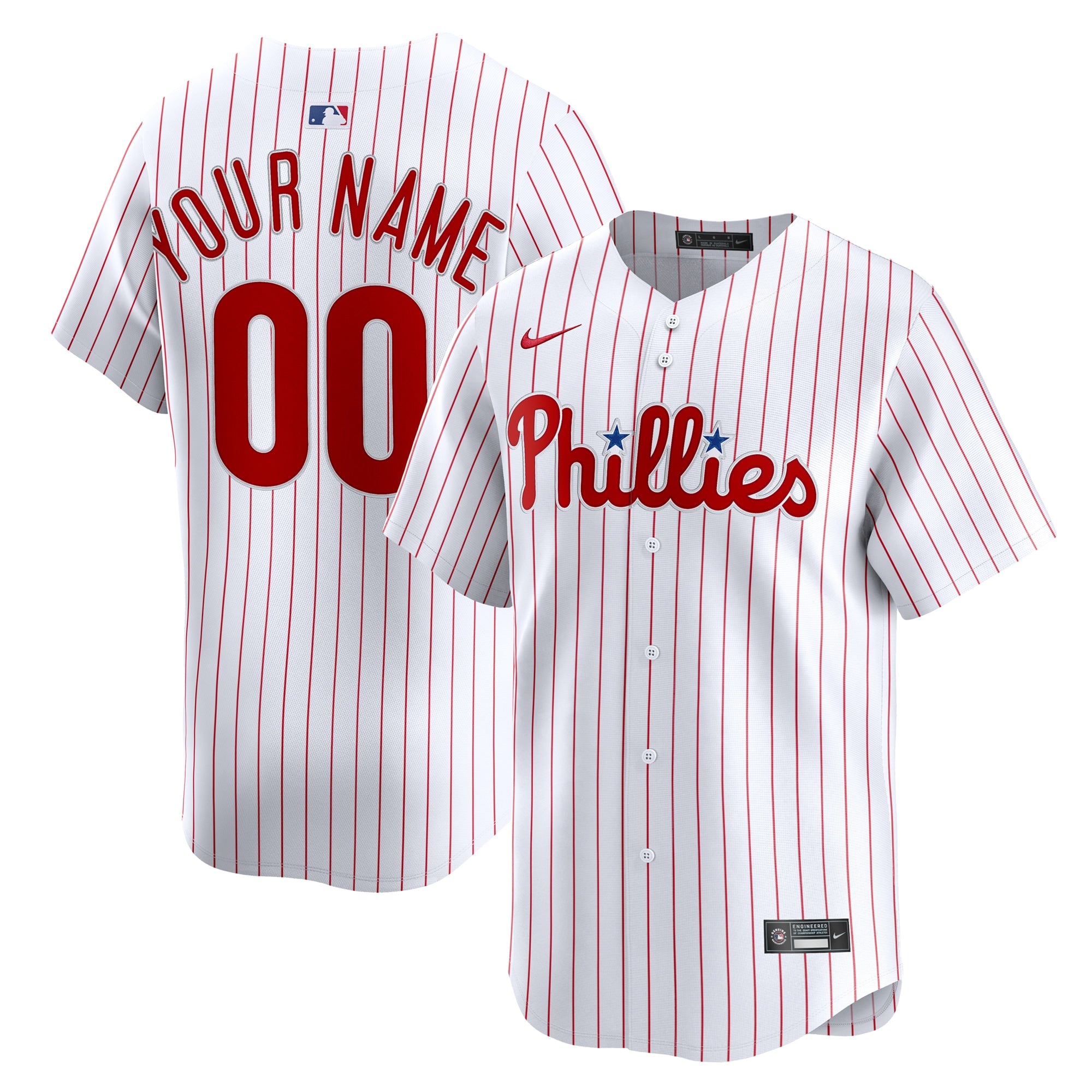 Philadelphia Phillies Nike Alternate Limited Custom Jersey - Light Blue/White - Image 9