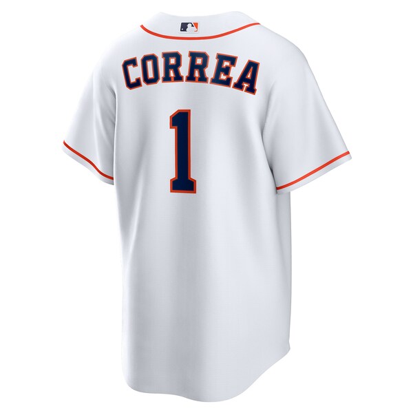 Carlos Correa Houston Astros Nike Youth Home Replica Jersey - White - Image 3