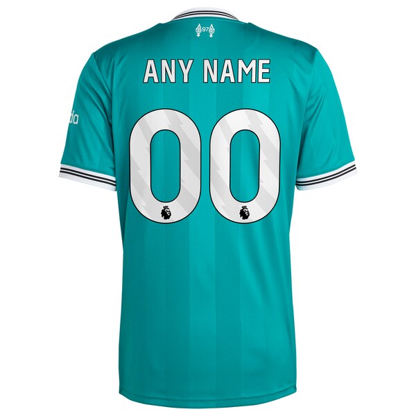 Liverpool adidas 2025/26 Third Replica Custom Jersey - Green/Red - Image 4