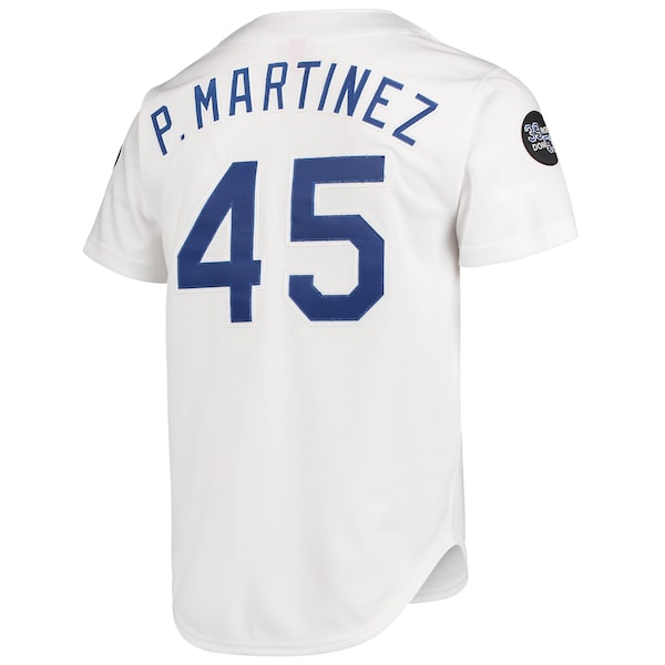 Pedro Martinez Los Angeles Dodgers 1993 Cooperstown Collection Home Authentic Jersey - White - Image 3