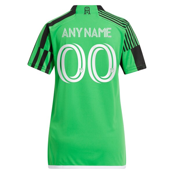 Austin FC adidas Women's 2024 Las Voces Kit Replica Custom Jersey - Green - Image 3