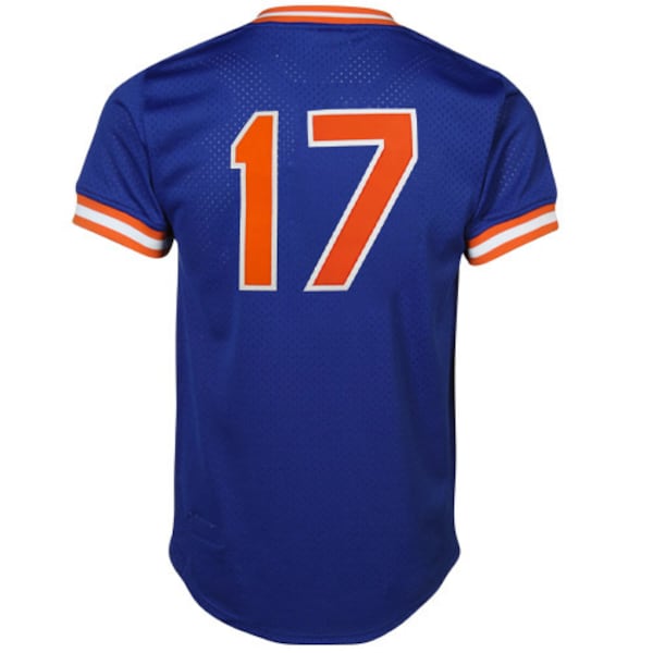 Keith Hernandez New York Mets Cooperstown Mesh Batting Practice Jersey Royal - Image 3