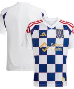 Real Salt Lake adidas 2025 Grid City Replica Jersey - White