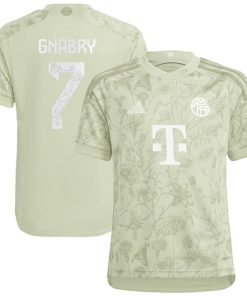 Serge Gnabry Bayern Munich adidas Youth 2023/24 Oktoberfest Replica Player Jersey - Green