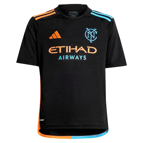 Thiago Martins New York City FC adidas Youth 2024 24/7 Kit Replica Player Jersey?ยจC Black - Image 2