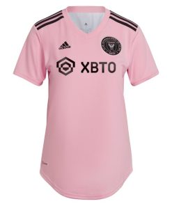 Alternative view of Lionel Messi Inter Miami CF adidas Women's 2024 The Heart Beat Kit Replica Jersey - Pink
