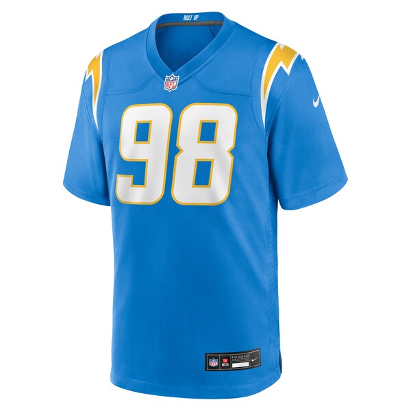 Odafe Oweh Los Angeles Chargers Nike Team Game Jersey - Powder Blue - Image 2
