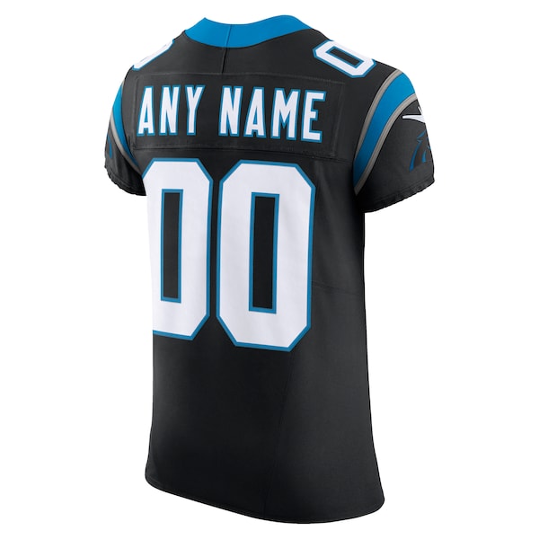 Carolina Panthers Nike Vapor F.U.S.E. Elite Custom Jersey - Black - Image 3