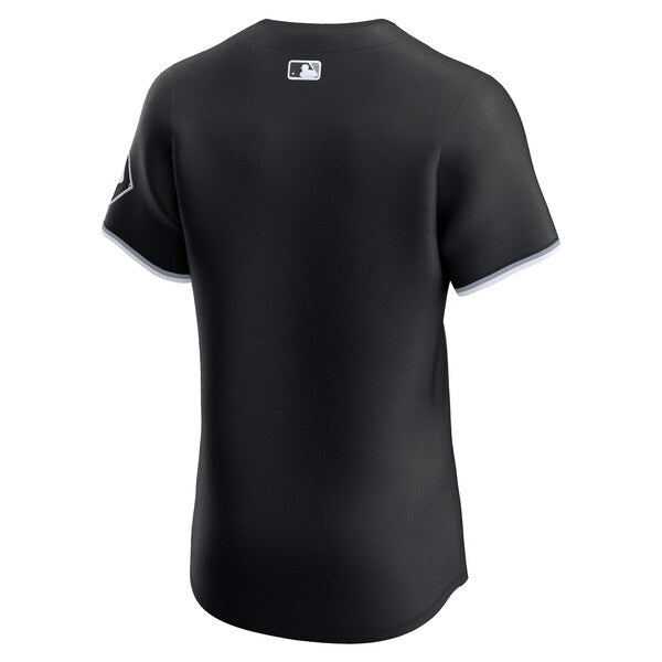 Chicago White Sox Nike Alternate Vapor Premier Elite Patch Jersey - Black - Image 3