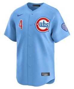 Alternative view of Pete Crow-Armstrong Chicago Cubs Nike Alternate Limited Player Jersey - Light Blue